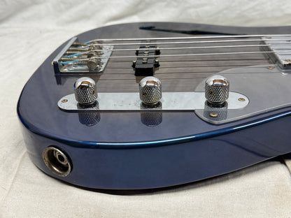 Fender TNB-110SPL TNB SPL J-Craft Thinline Telecaster Bass Special 4-string Semi-Hollowbody Bass 2002 - 2004 - Blue Violet Burst