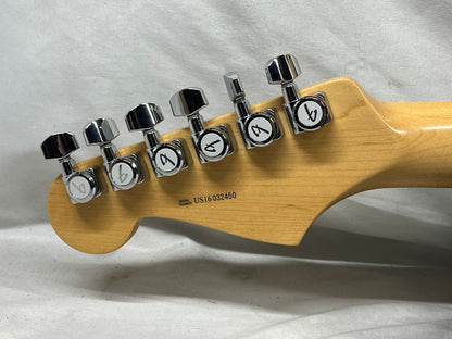 Fender American Standard Stratocaster Strat HSS Shawbucker Electric Guitar with Case - Sienna Sunburst