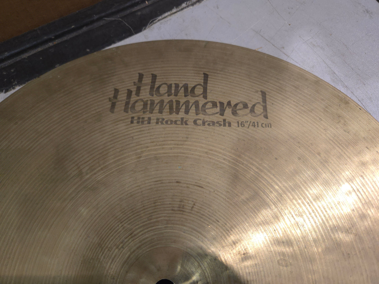 Sabian 16" HH Hand Hammered Rock Crash Cymbal 1992 - 2007 - Brilliant