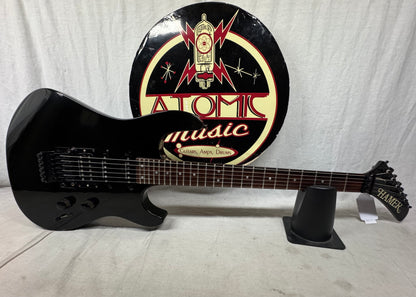 Hamer USA Chaparral Guitar with Case - Black - headstock repaired!