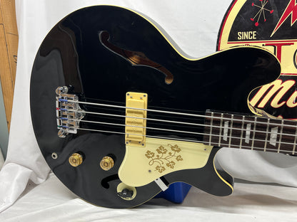 Epiphone Jack Casady Signature 4-String Semi-Hollow Body Electric Bass - Black