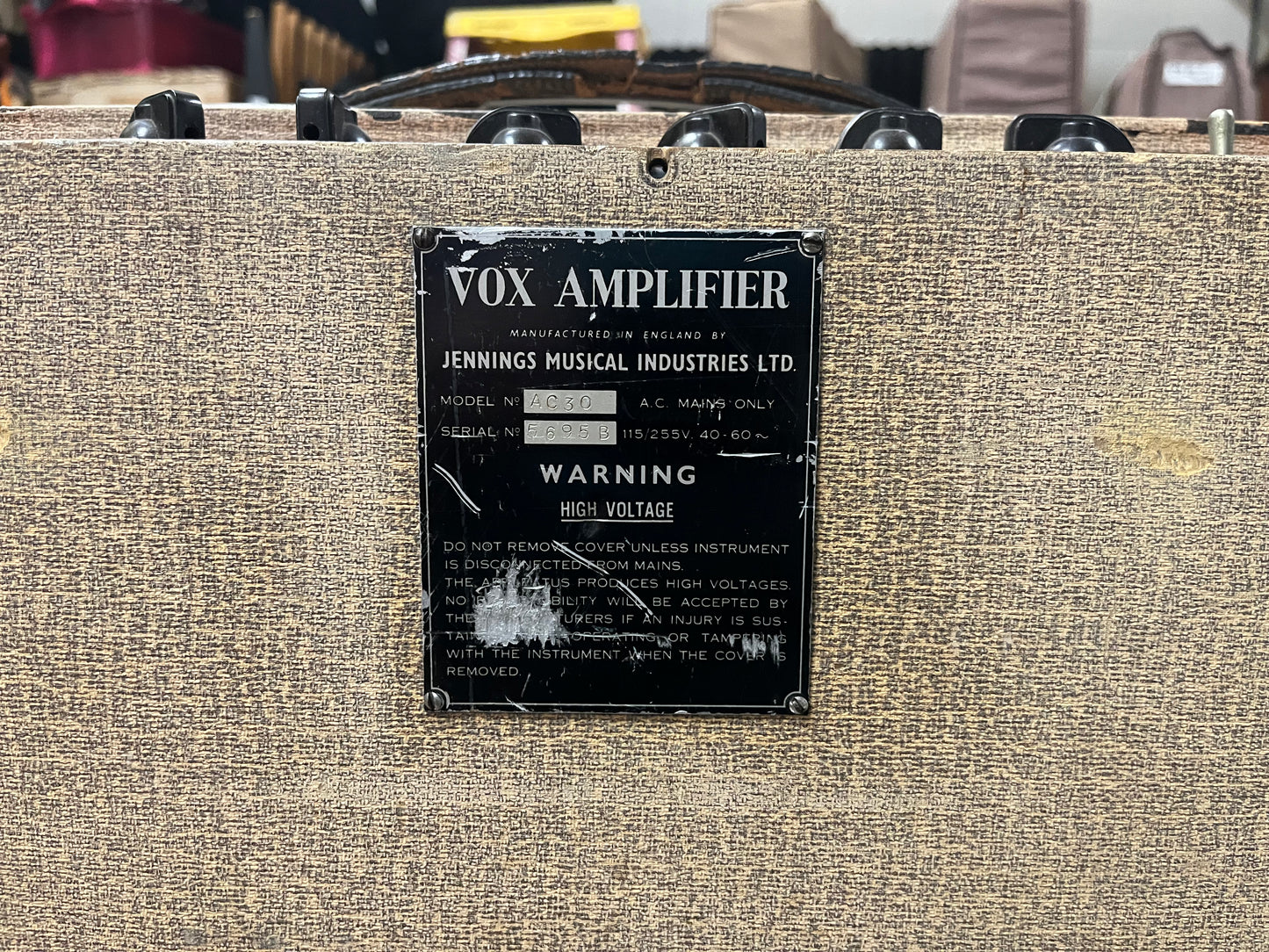 Vox 1961 AC30 2x12 Guitar Amp - Local Pickup Only!