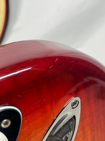 Fender Player Stratocaster Strat Plus Top Electric Guitar - Aged Cherry Burst