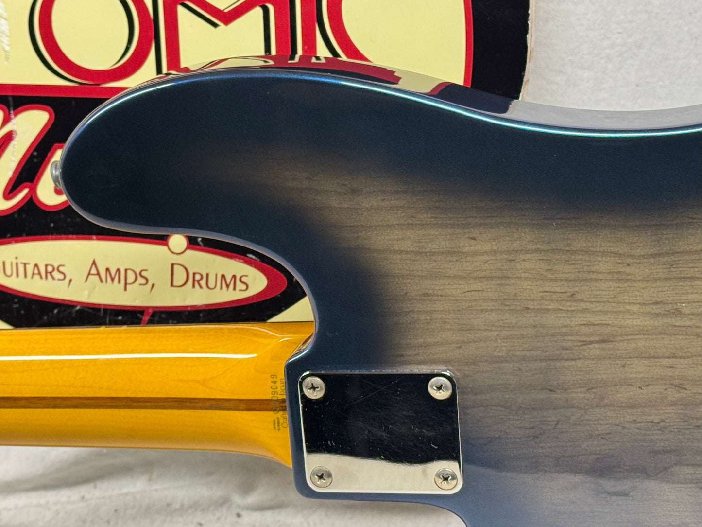 Fender TNB-110SPL TNB SPL J-Craft Thinline Telecaster Bass Special 4-string Semi-Hollowbody Bass 2002 - 2004 - Blue Violet Burst