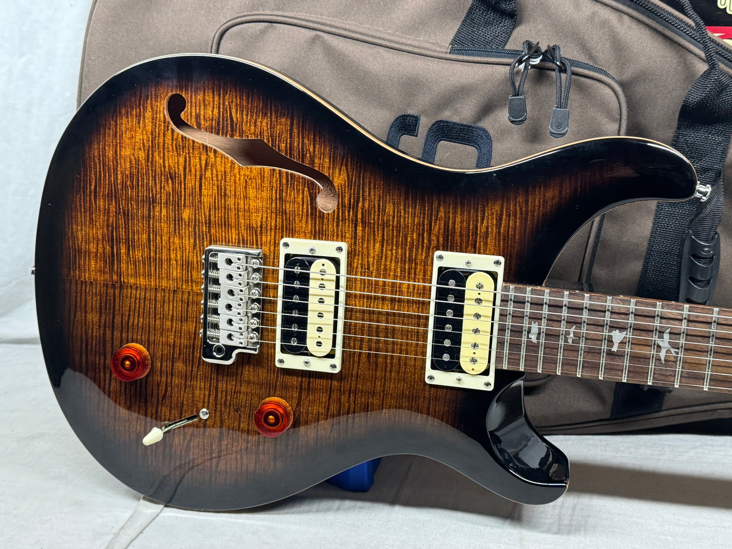PRS Paul Reed Smith SE Custom 22 SH Semi-Hollow Body semi-hollowbody Guitar with Gig Bag 2022