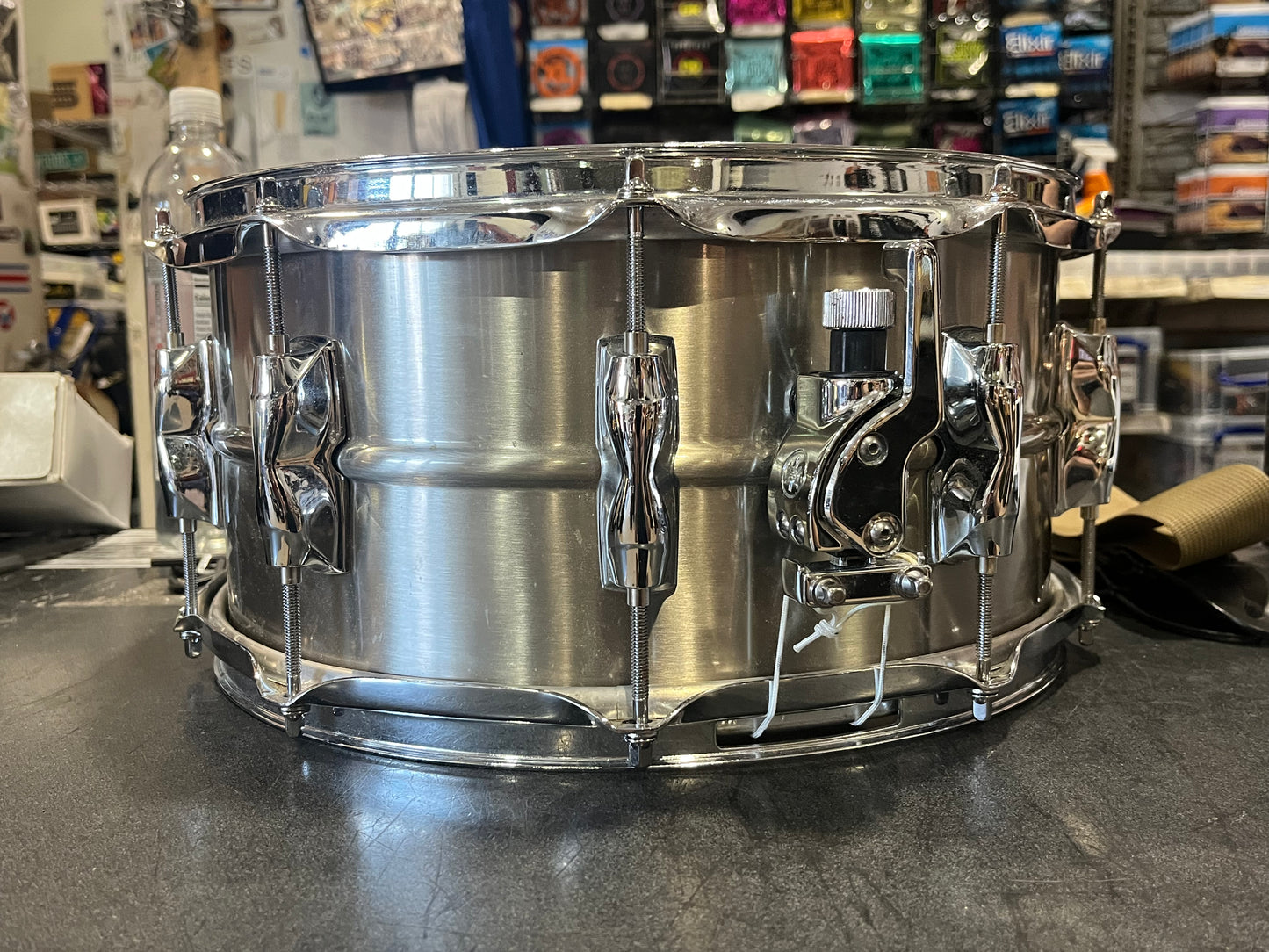 Yamaha Recording Custom RLS-1470 Stainless Steel Snare Drum 14"x7"