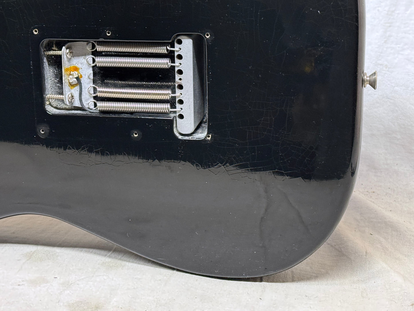 Fender USA Vintage Series '62 1962 Stratocaster Guitar with Case pot codes date to 1988 - Black / Rosewood fingerboard