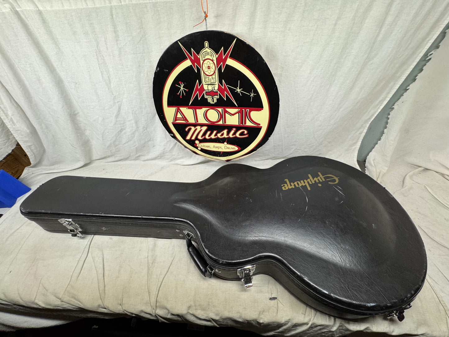 Epiphone Sheraton II 2 Semi-Hollowbody Guitar with Case - MIK Korea 2003 - Vintage Sunburst