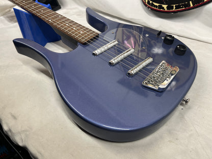 Danelectro RARE Longhorn Doublecut Electric Guitar with Case - Too Blue