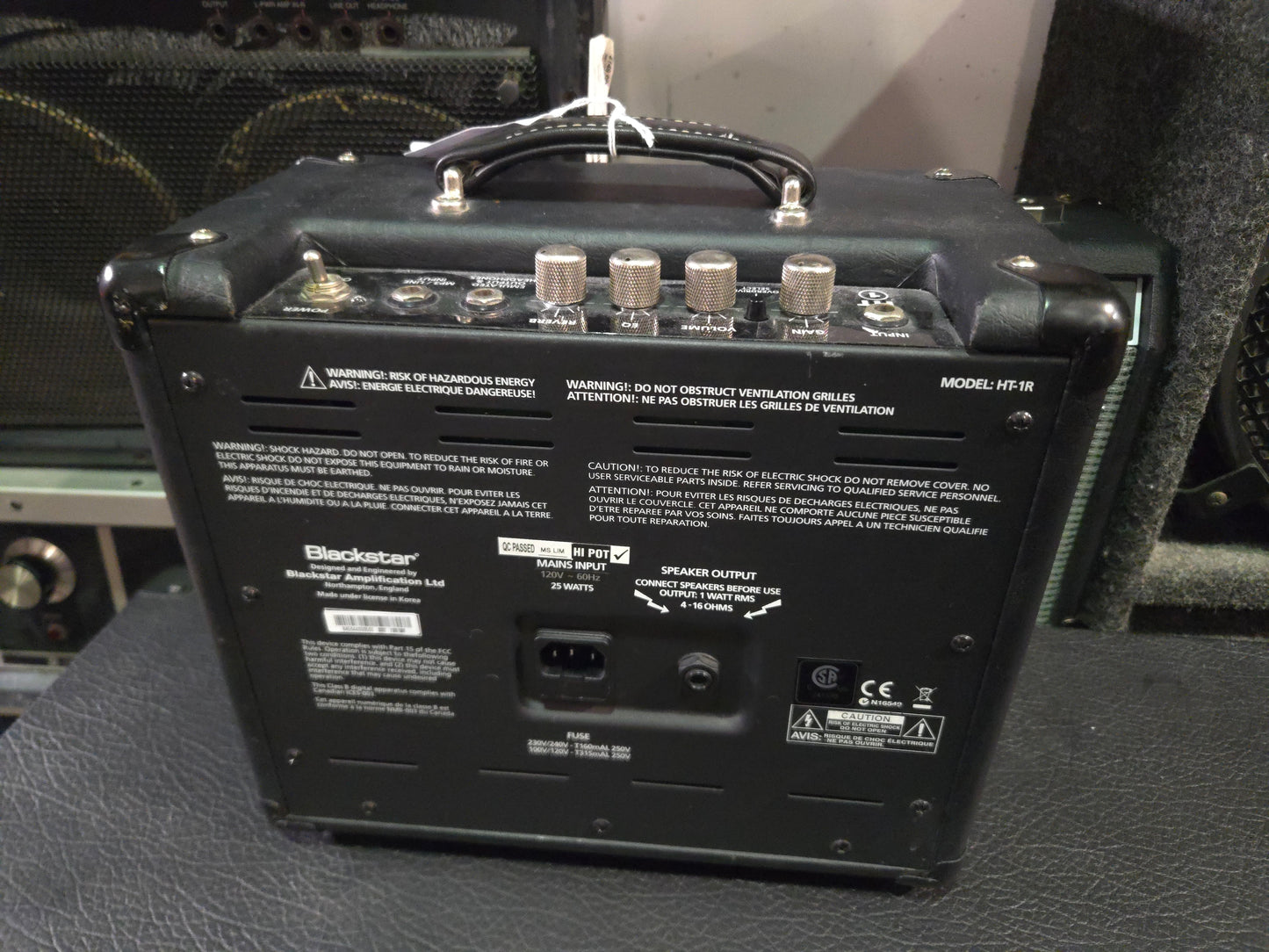 Blackstar HT-1R 1-Watt 1x8" Guitar Combo with Reverb 2010s - Black