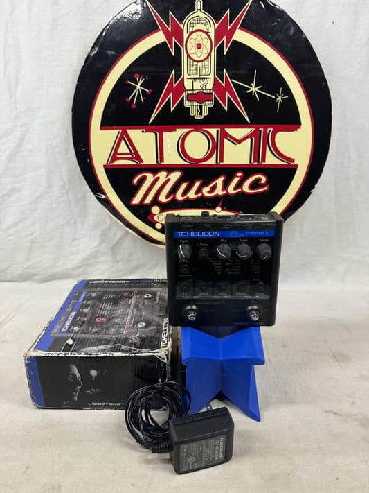 TC Helicon VoiceTone Create XT Vocal Multi-Effects Processor Pedal with Power Supply + Box