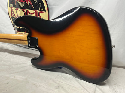 Fender Standard Jazz Bass V 5-String Electric Bass with Hard Case - Brown Sunburst