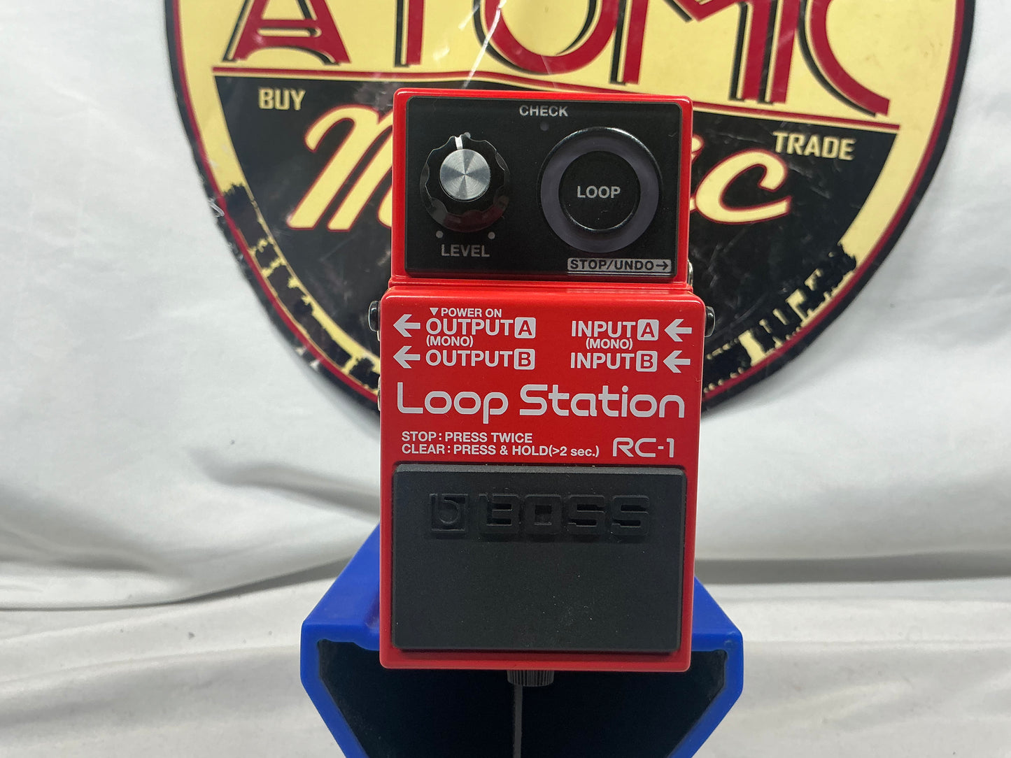 Boss RC-1 rc1 Loop Station Phrase Looper Pedal with Box