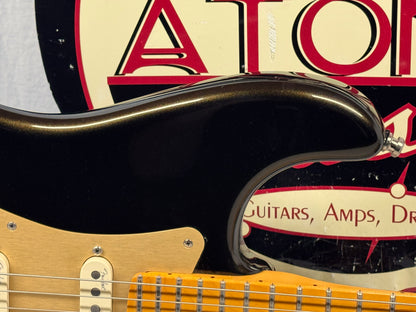 Fender American Ultra Stratocaster Guitar with COA + Case 2021 - Texas Tea / Maple neck