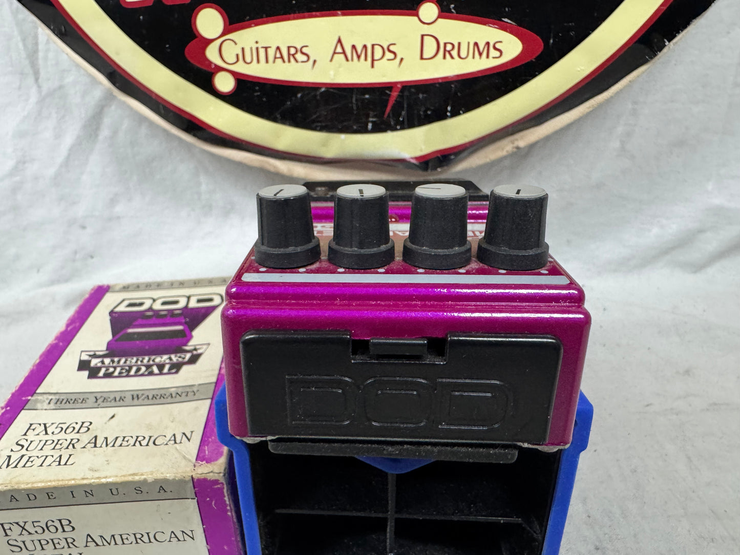 DOD FX56B fx56 b Super American Metal Distortion Pedal with Box