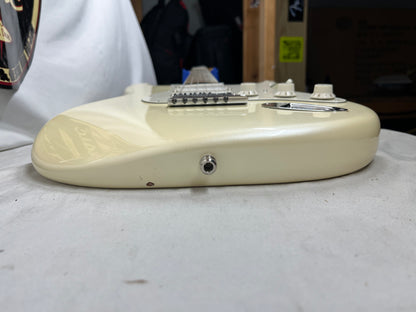 Fender American Elite Stratocaster Strat Electric Guitar - Olympic Pearl