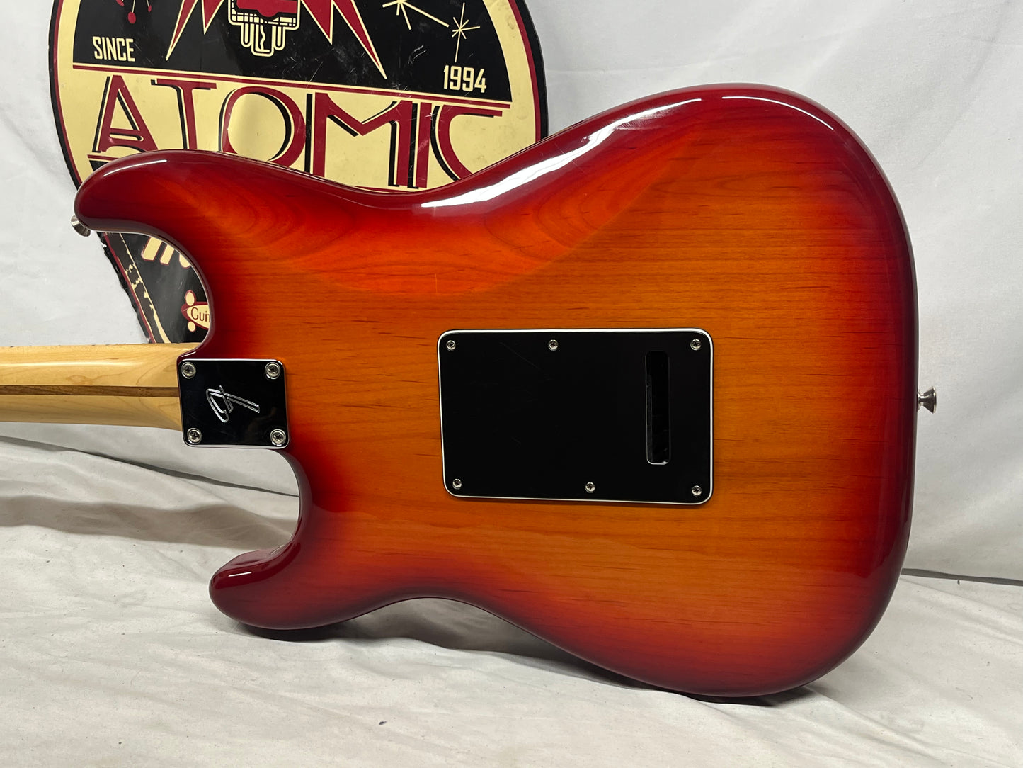Fender Player Stratocaster Strat Plus Top Electric Guitar - Aged Cherry Burst