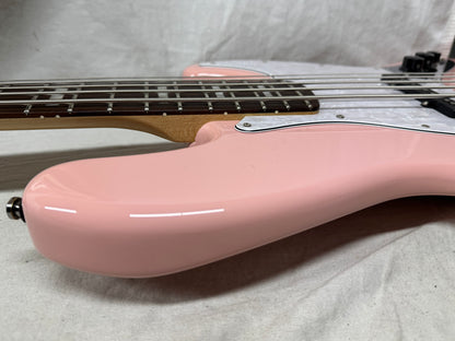 G&L JB-5 jb5 5-string Bass with Case 2021 - Shell Pink