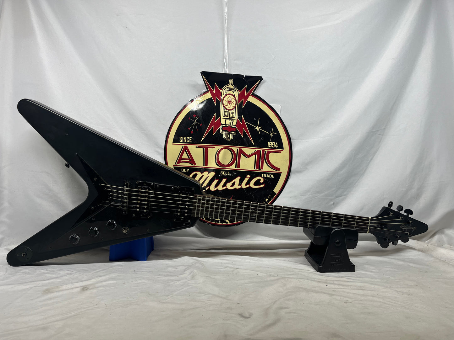 Epiphone Flying V Goth '58 Electric Guitar 2003 - Pitch Black