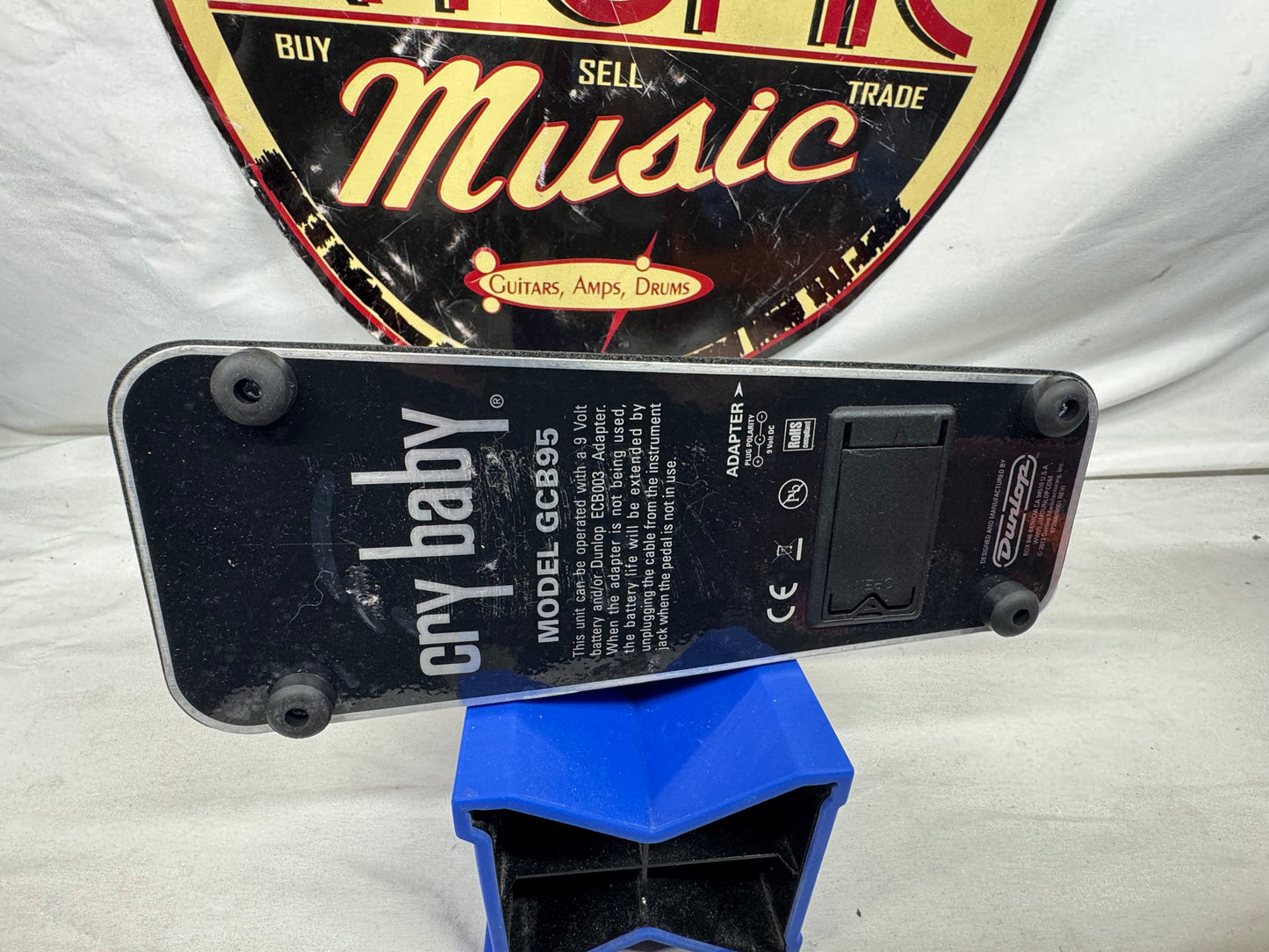 Dunlop GCB95 GCB-95 Cry Baby crybaby Wah Pedal - Rev I Circuit