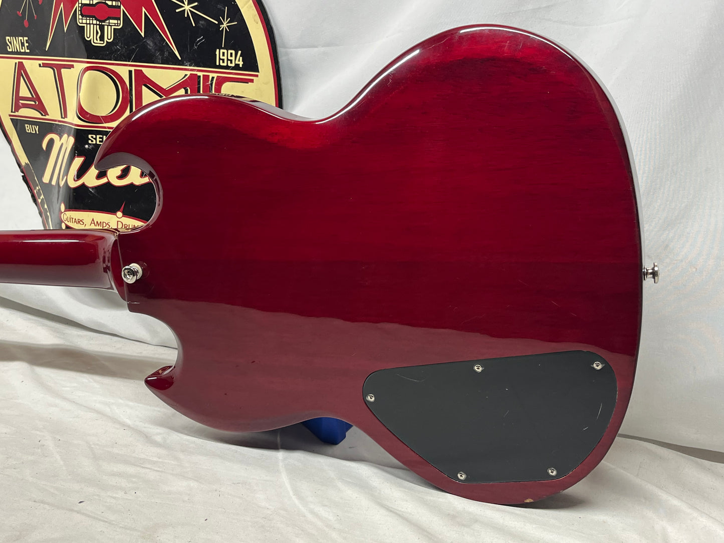 Epiphone EB-3 SG 4-String Doublecut Electric Bass - Cherry Red