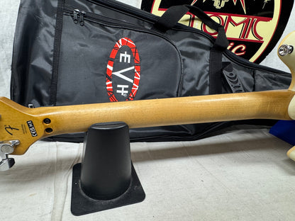 EVH Limited Edition Striped Series Wolfgang Special Guitar with Gig Bag 2026 - Distressed Ivory