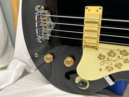 Epiphone Jack Casady Signature 4-String Semi-Hollow Body Electric Bass - Black