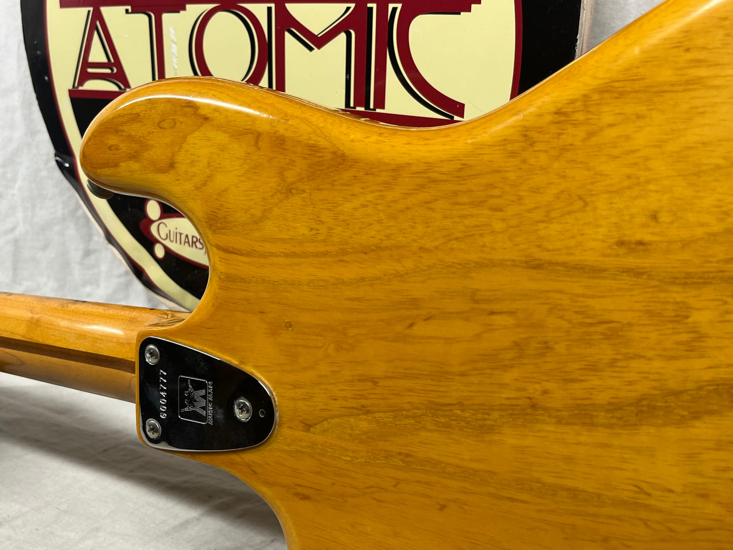 Music Man StingRay I Double Cutaway Electric Guitar with Hard Case - Natural