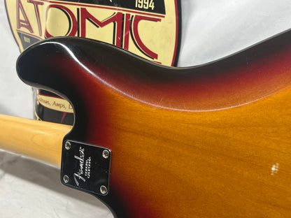Fender American 4-String Electric Jazz Bass with Hard Case - 3-Color Sunburst