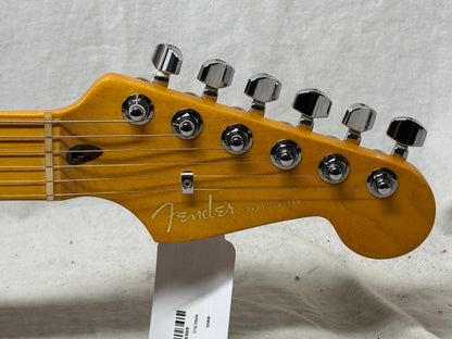 Fender American Ultra Stratocaster Guitar with COA + Case 2021 - Texas Tea / Maple neck