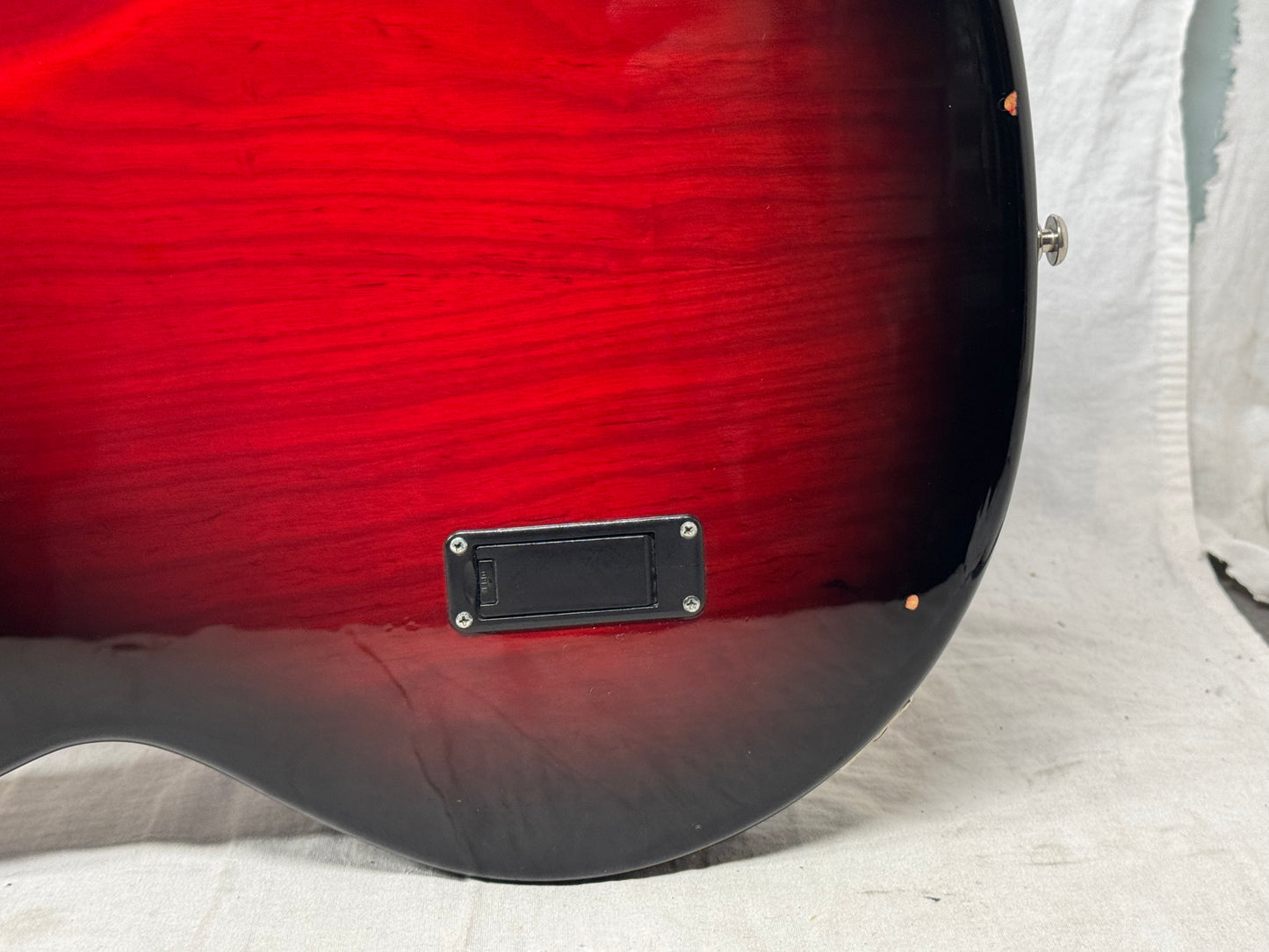 Ernie Ball Music Man Stingray 3 EQ H 3eq 4-string Bass with Case 2004 - Black Cherry Burst