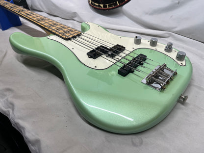 Fender GC Factory Special Run Precision Bass P-Bass Active 4-String Electric Bass - Sea Foam Green