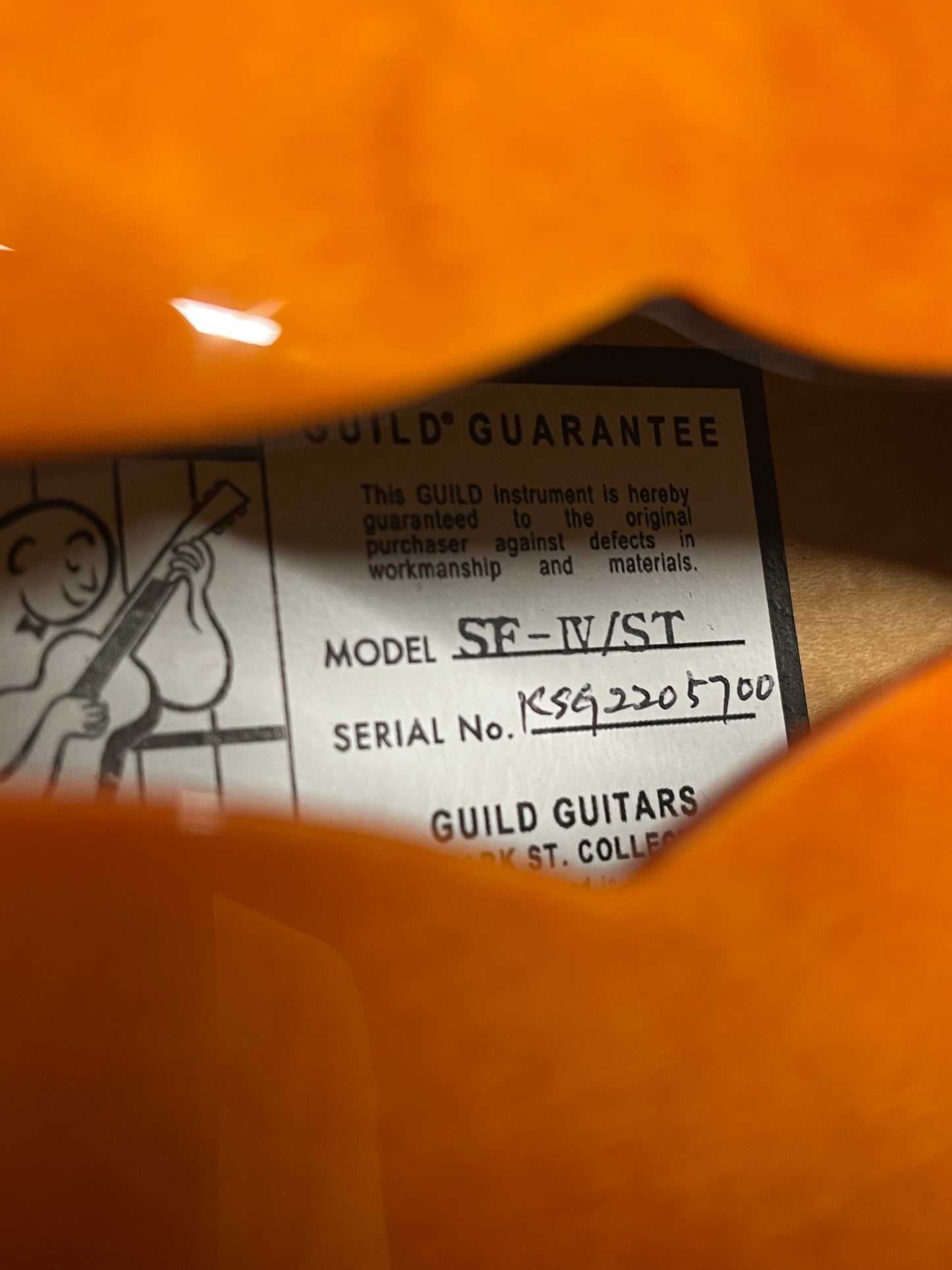 Guild SF-IV/ST Starfire 4 Semi-Hollow Body Electric Guitar
