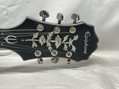 Epiphone Swingster Semi-Hollow Body Electric Guitar - Black Aged Gloss