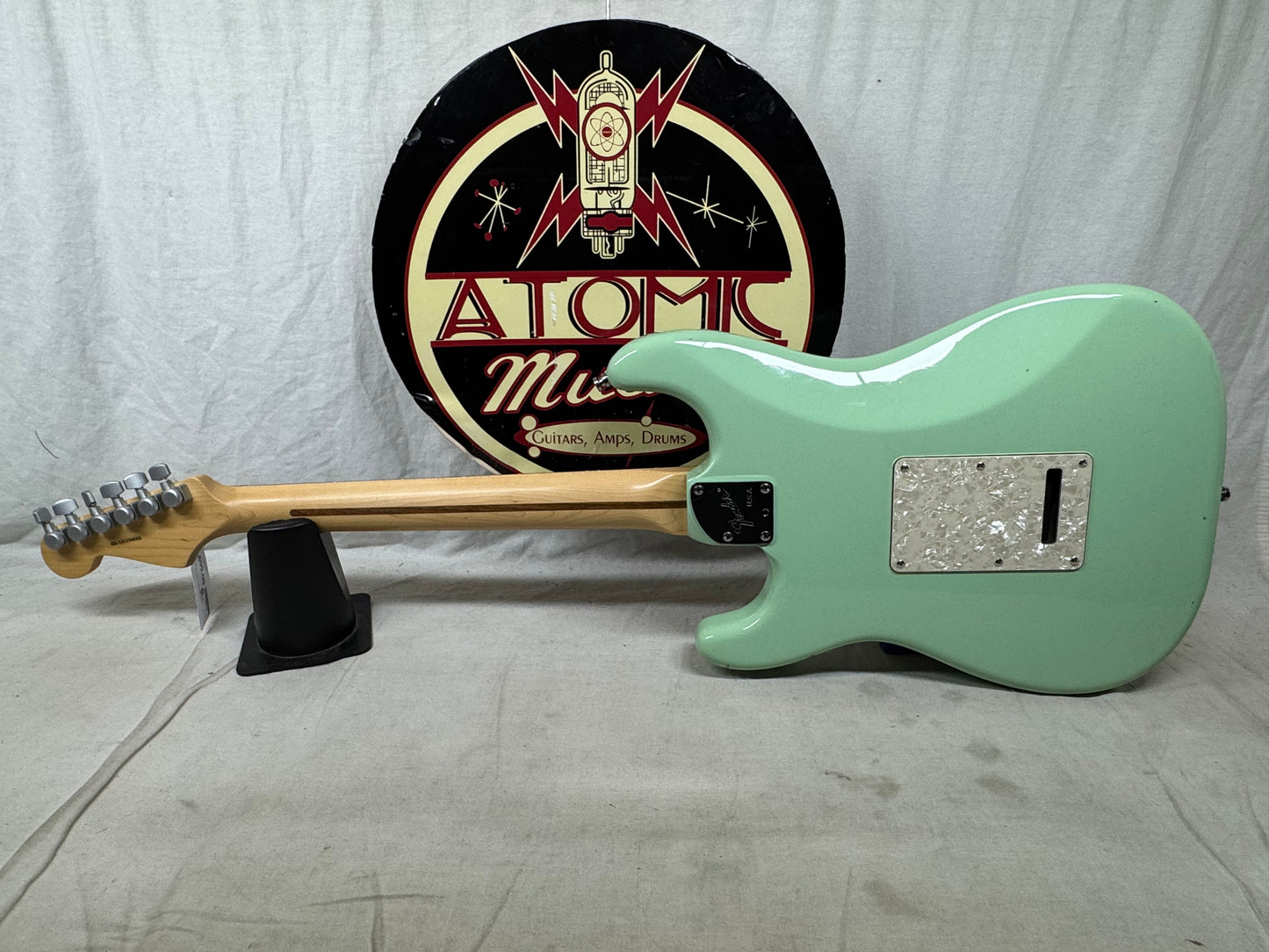 Fender USA Jeff Beck Stratocaster Guitar with Case 2015 - Surf Green / Rosewood fingerboard