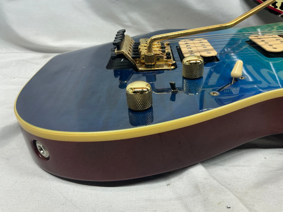 Ibanez RG420HPFM-ALG Standard 2020 - Present - Blue Leaf Gradation