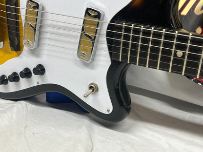 Harmony H15 Bobkat Vintage Electric Guitar with Chipboard Case