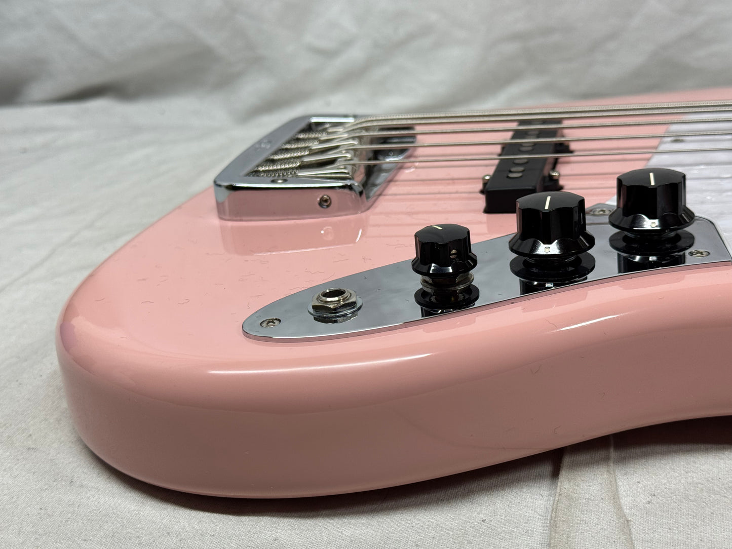 G&L JB-5 jb5 5-string Bass with Case 2021 - Shell Pink