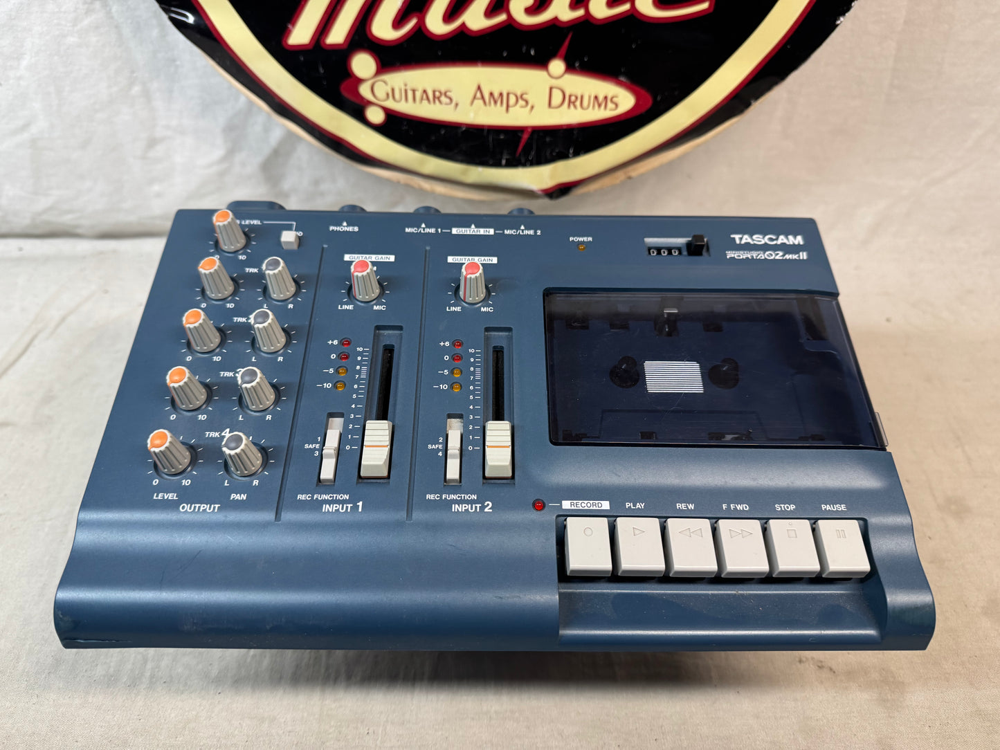 Tascam Porta02mkII porta 02 mk II 2 v2 4-Track MiniStudio Cassette Tape Multitrack Recorder