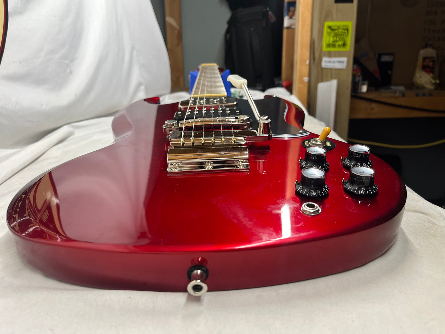 Epiphone SG Special Doublecut Electric Guitar - Upgraded Bridge, Pickups, and Tuners