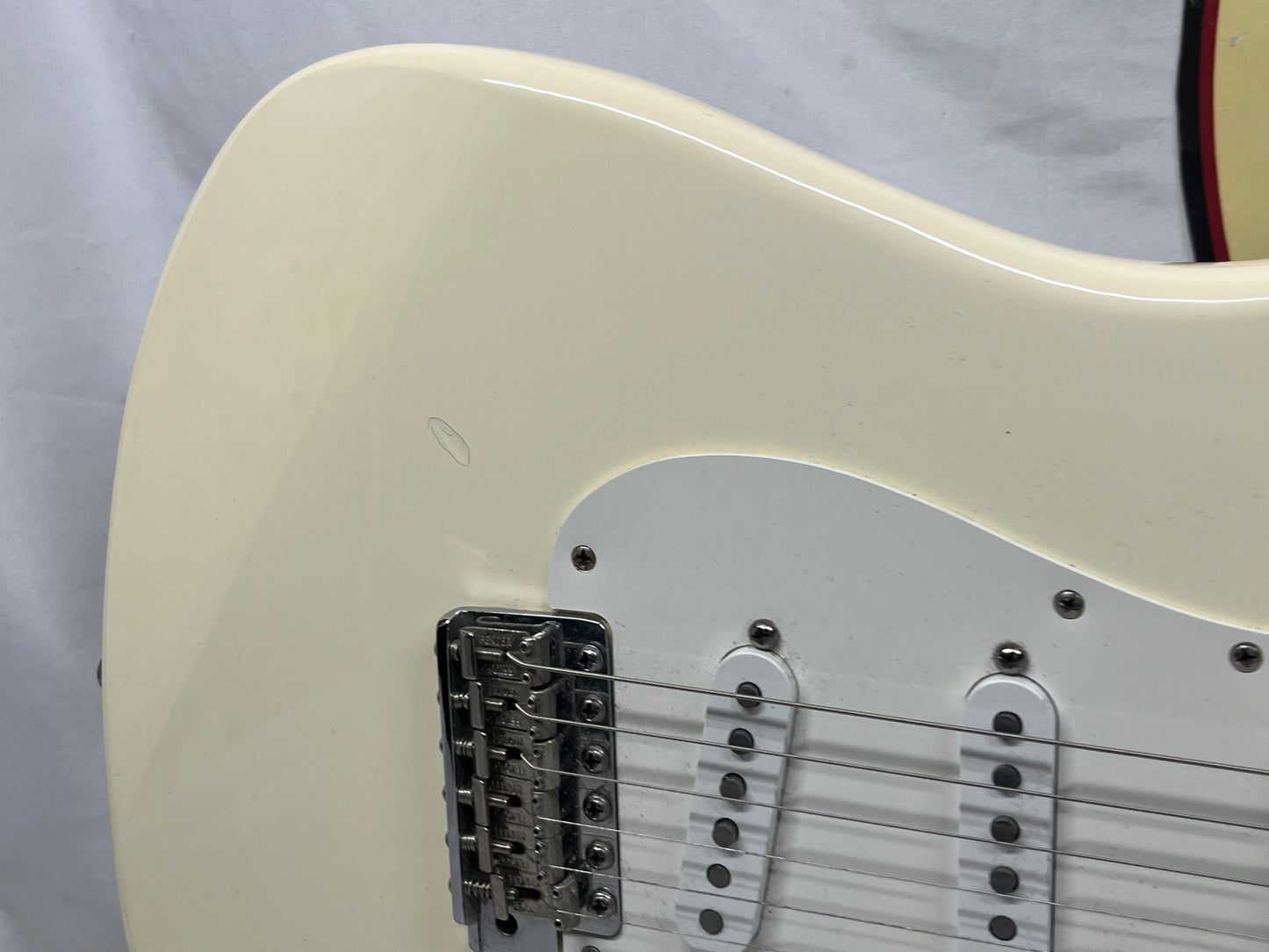 Fender Jimmie-Vaughn Tex-Mex Stratocaster Strat Electric Guitar MIM - Made in Mexico - Olympic White