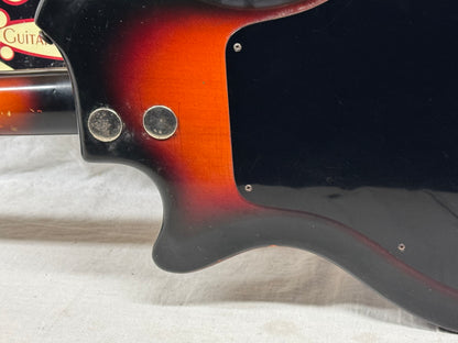 Supro Rhythm Master Guitar with Case - Sunburst