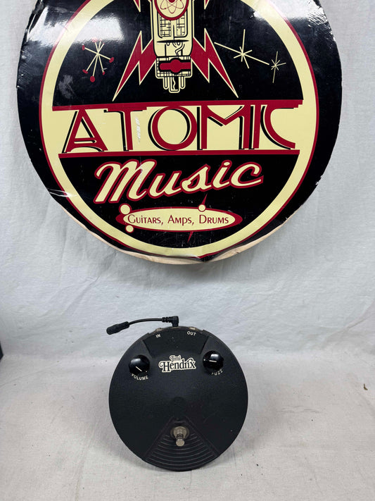 Dunlop JH-2 jh2 Jimi Hendrix Fuzz Pedal - missing 1 rubber foot pot codes date to 1990