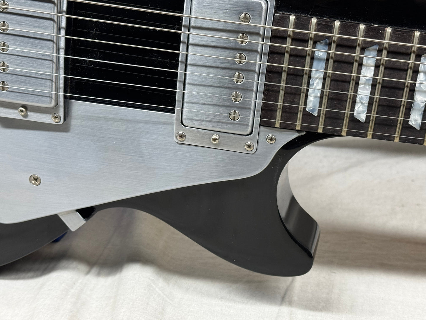 Gibson LPSTHECH1 Limited Edition Les Paul Studio Platinum Guitar with Case 2003 - Ebony / Black