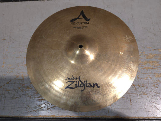 Zildjian 15" A Custom Medium Crash Cymbal 2005 - 2017 - Brilliant