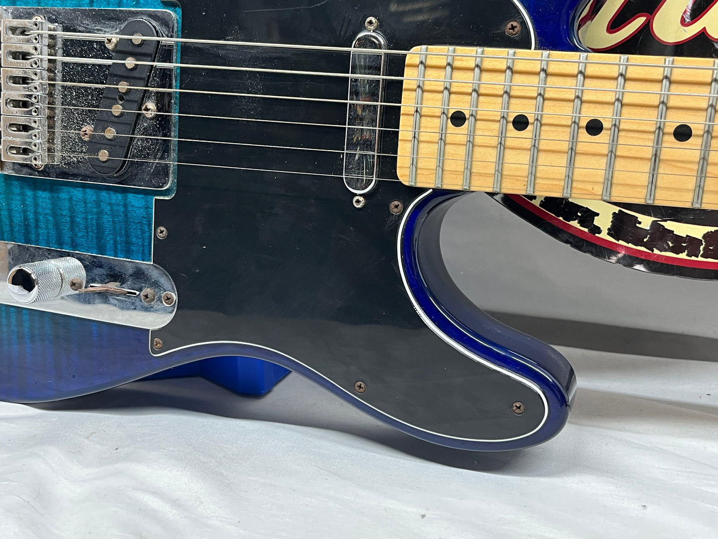 Fender Limited Edition Player Telecaster Plus Top Electric Guitar MIM - Made in Mexico - Blue Burst