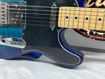 Fender Limited Edition Player Telecaster Plus Top Electric Guitar MIM - Made in Mexico - Blue Burst