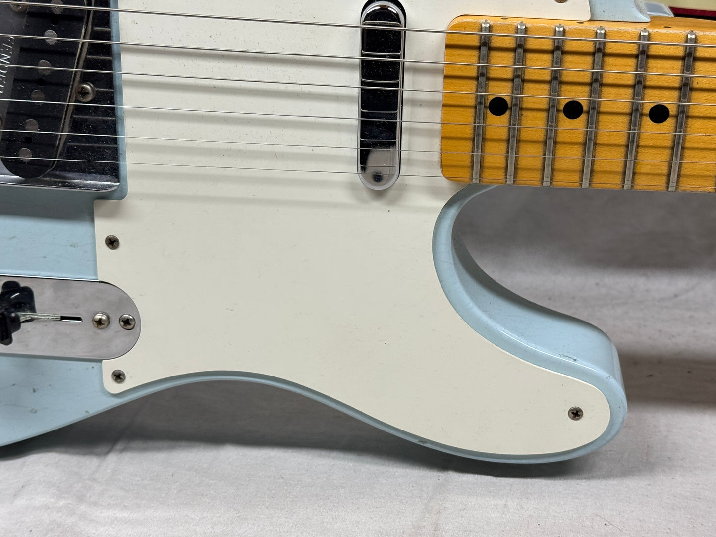 Fender USA Custom Shop 1959 '59 Telecaster Journeyman Guitar with COA + Case 2024 - Aged Sonic Blue / Maple neck