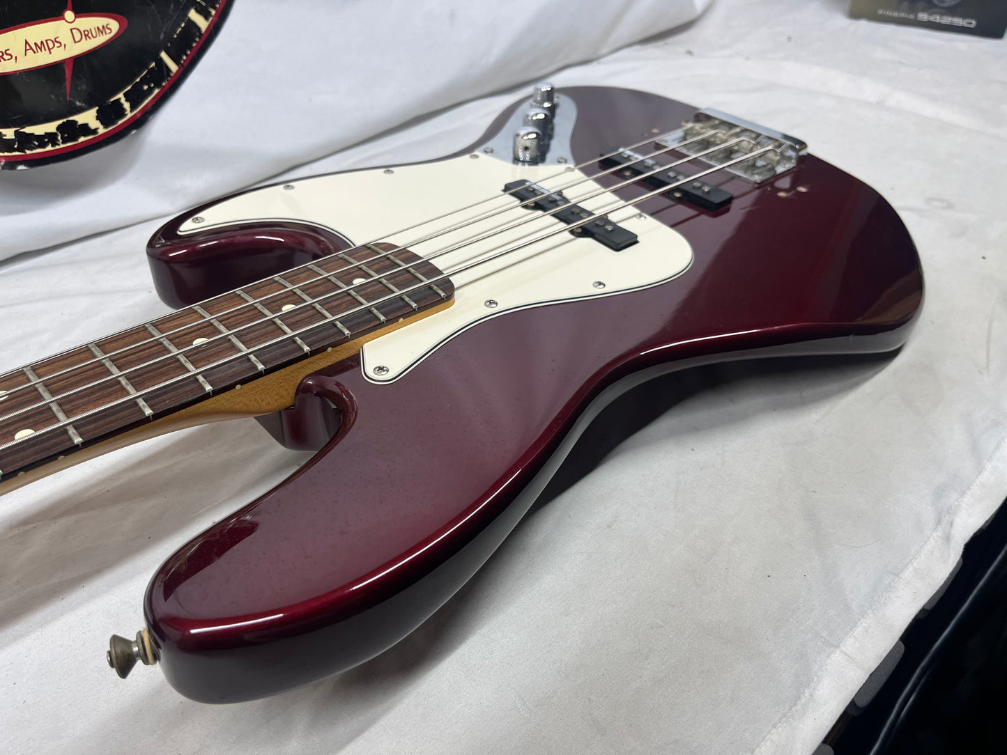 Fender Standard 4-String Electric Jazz Bass MIM - Made in Mexico - Midnight Wine