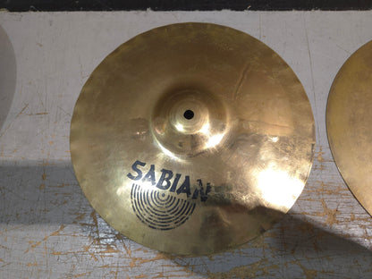 Sabian 13" AAX X-Celerator Hi-Hat Cymbals (Pair) 2007 - 2018 - Natural